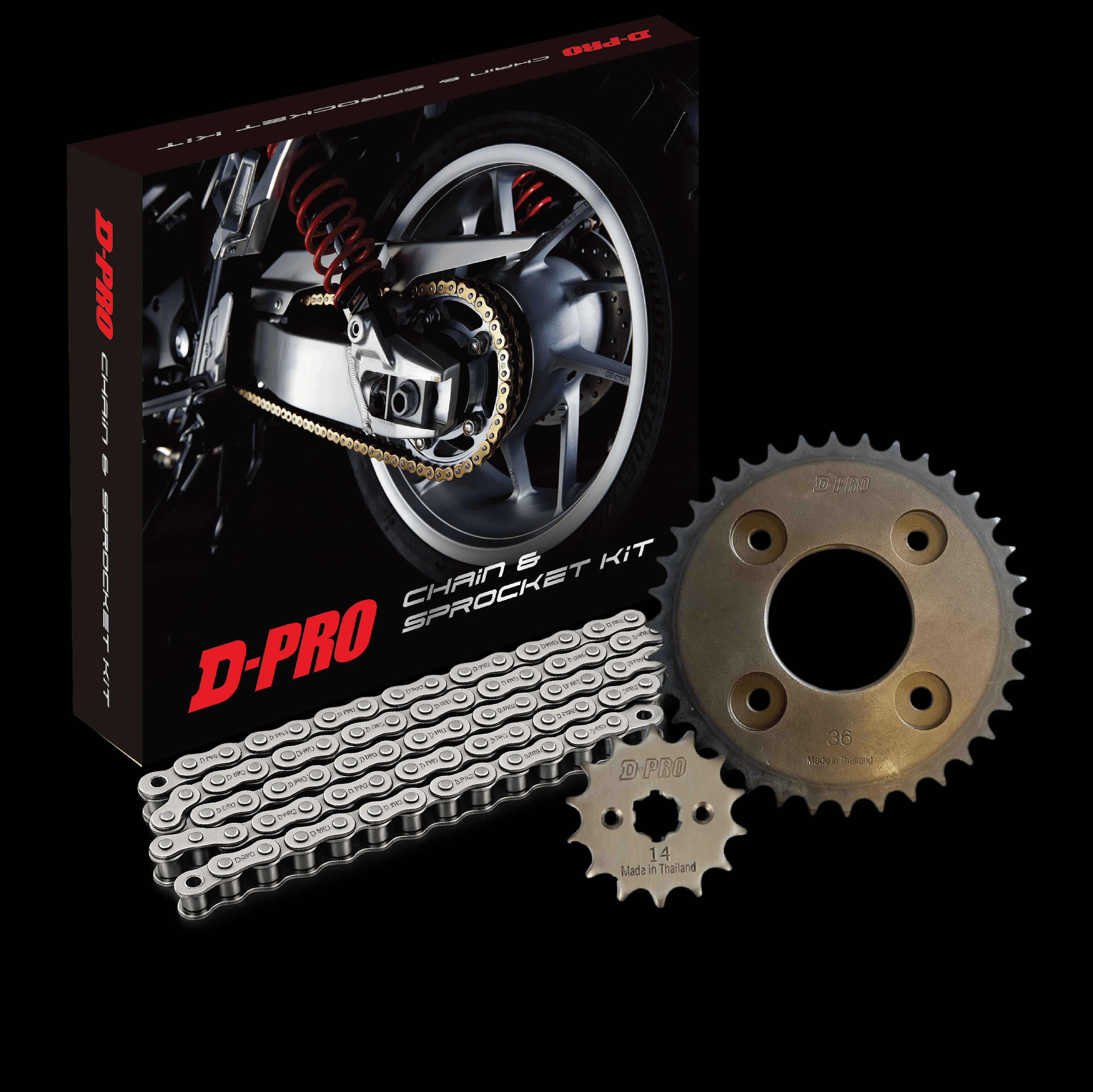 428H KIT Heavy Duty Chain and Sprocket Set